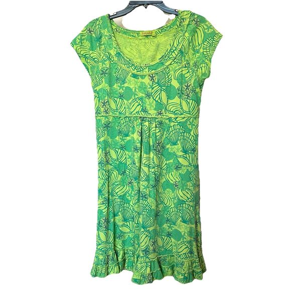 Fresh Produce Dress Women Small Midi Short Sleeve Cotton Stretch Pullover Shells - Picture 1 of 7